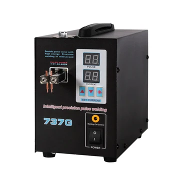 Durable 737G 110V Battery Spot Welding Hand Held Welding Machine With Pulse & Current Display 140x245x200mm
Durable 737G 110V Battery Spot Welding Hand Held Welding Machine With Pulse & Current Display 140x245x200mm