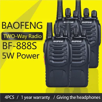 4PCS Baofeng BF-888S Walkie Talkie 888s UHF 5W 400-470MHz BF888s BF 888S Two Way Radio
4PCS Baofeng BF-888S Walkie Talkie 888s UHF 5W 400-470MHz BF888s BF 888S Two Way Radio