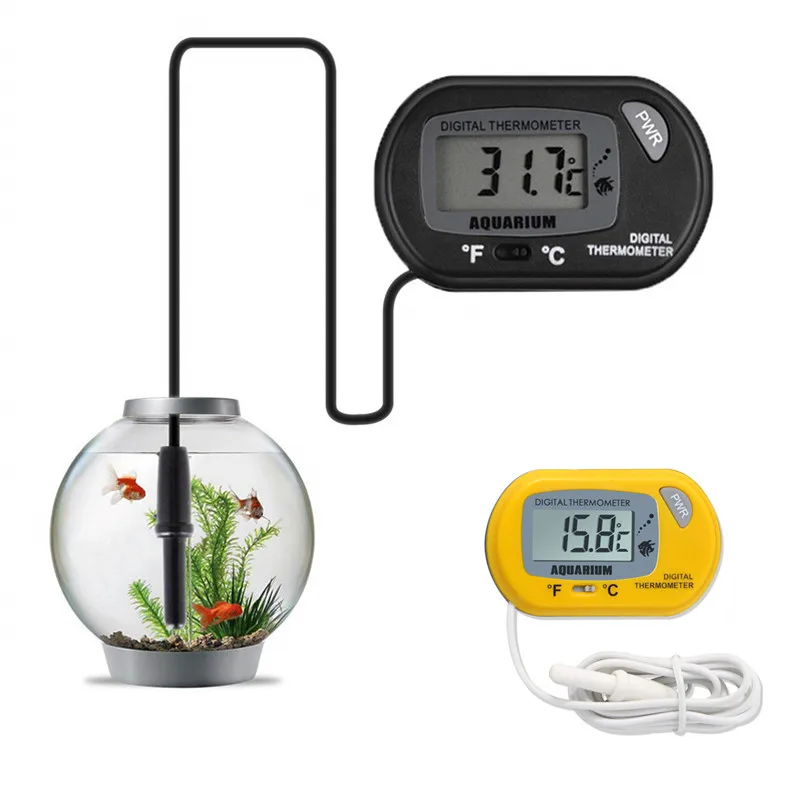 LCD Digital Probe Sensor Thermometer Aquarium Temperature Tester Measure Thermometer For Reptile Fish Tank Refrigerator Plant
LCD Digital Probe Sensor Thermometer Aquarium Temperature Tester Measure Thermometer For Reptile Fish Tank Refrigerator Plant