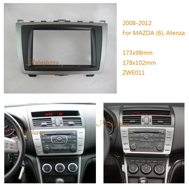 Double 2 Din Car Radio Fascia Panel for MAZDA (6),Atenza 2008-2012 Stereo Dash Facia Trim Surround CD Installation Kit 08-011
Double 2 Din Car Radio Fascia Panel for MAZDA (6),Atenza 2008-2012 Stereo Dash Facia Trim Surround CD Installation Kit 08-011
