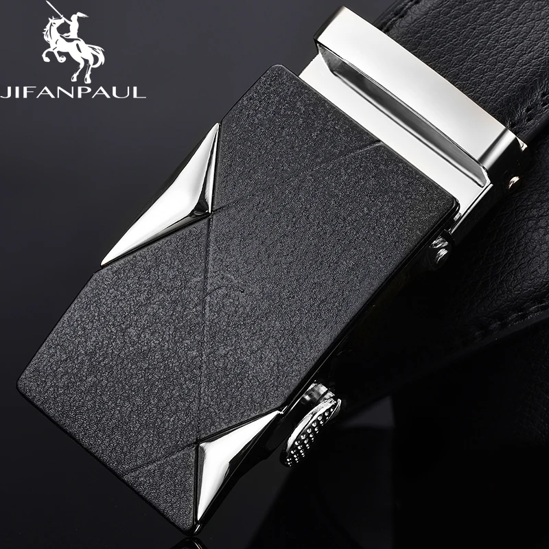 JIFANPAUL belt men's leather black automatic buckle gold decoration men personality fashion top leather youth jeans corset belt
JIFANPAUL belt men's leather black automatic buckle gold decoration men personality fashion top leather youth jeans corset belt