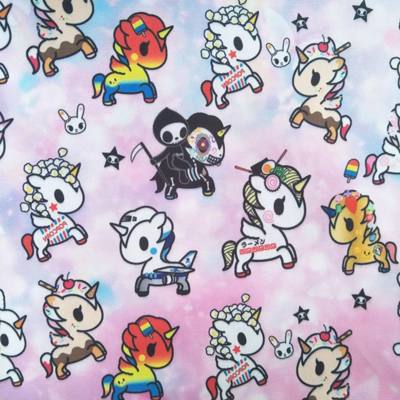 Lovely 150cm Width Cartoon Unicorn Canvas Fabric Colourful Unicorn Print Polyester Fabric Sewing Home Patchwork DIY Bag Pillow
Lovely 150cm Width Cartoon Unicorn Canvas Fabric Colourful Unicorn Print Polyester Fabric Sewing Home Patchwork DIY Bag Pillow