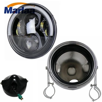 7" Inch LED Headlight for Motorcycle Projector Hi/lo Beam Halo DRL Amber Turn Signal For Motorcycle
7" Inch LED Headlight for Motorcycle Projector Hi/lo Beam Halo DRL Amber Turn Signal For Motorcycle
