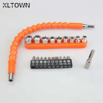 XLTOWN Drill Bits Turning Screwdriver Rechargeable Drill Electric Screwdriver Bit Multifunctional Universal Flexible Shaft
XLTOWN Drill Bits Turning Screwdriver Rechargeable Drill Electric Screwdriver Bit Multifunctional Universal Flexible Shaft