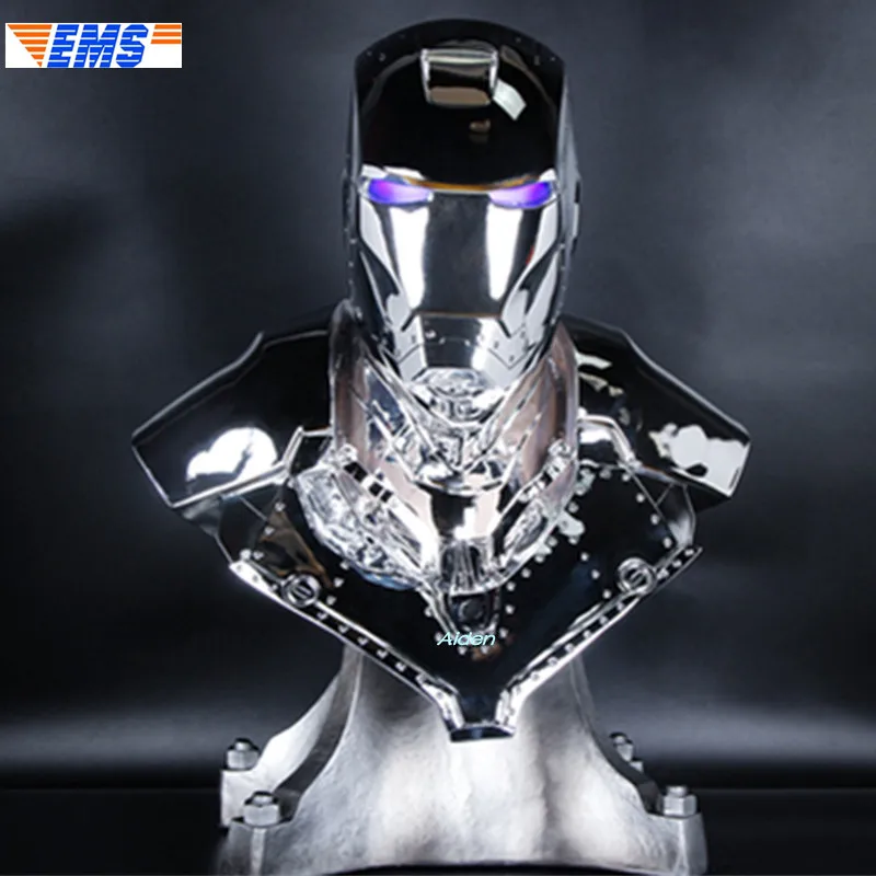 22" Statue The Avengers Iron Man 1:1 MK2 Head Portrait With LED Light GK Action Figure Collectible Model Toy BOX 57CM B451
22" Statue The Avengers Iron Man 1:1 MK2 Head Portrait With LED Light GK Action Figure Collectible Model Toy BOX 57CM B451