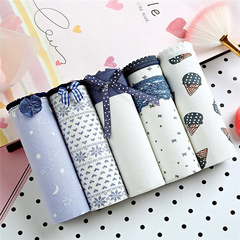 Plus Size Women Underwear 5pcs/set Femme Lingerie Sexy Kawaii Pink Panties Beautiful Printed Women's Cotton Briefs For Girls
Plus Size Women Underwear 5pcs/set Femme Lingerie Sexy Kawaii Pink Panties Beautiful Printed Women's Cotton Briefs For Girls
