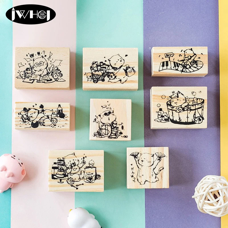 1 pcs Cats everyday series stamp diy wooden rubber stamps for scrapbooking Handmade card diy stamp Photo Album Craft gift
1 pcs Cats everyday series stamp diy wooden rubber stamps for scrapbooking Handmade card diy stamp Photo Album Craft gift