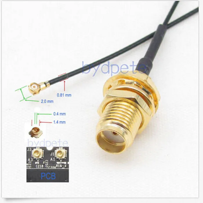6in 6'' IPX IPEX I-PEX U.FL to SMA female jack RF pigtail jumper cable for PCI WIFI Card wireless router 0.81mm 15CM
6in 6'' IPX IPEX I-PEX U.FL to SMA female jack RF pigtail jumper cable for PCI WIFI Card wireless router 0.81mm 15CM