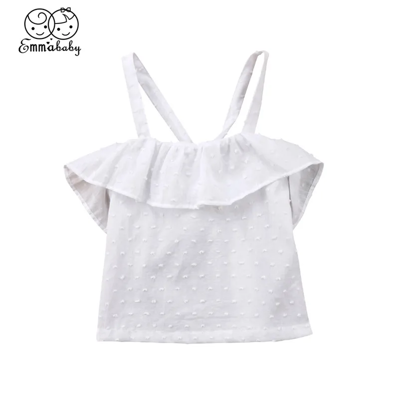 Baby Girls Small Lump T Shirt 2018 Newest Summer Newborn Baby Girls Sleeveless White T-shirts Cute Kid Girl Suspenders Tops Tees
Baby Girls Small Lump T Shirt 2018 Newest Summer Newborn Baby Girls Sleeveless White T-shirts Cute Kid Girl Suspenders Tops Tees