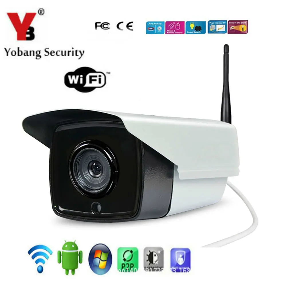 YobangSecurity Outdoor Waterproof WiFi Wireless IP Camera, IR-Cut Night Vision, Home Surveillance System Bullet Camera
YobangSecurity Outdoor Waterproof WiFi Wireless IP Camera, IR-Cut Night Vision, Home Surveillance System Bullet Camera