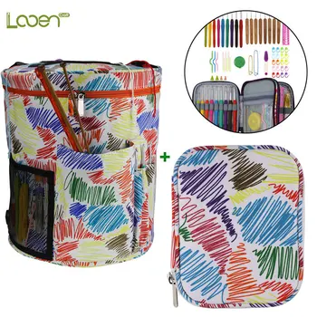 Looen Striped Yarn Storage Bag With Crochet Hook Set Empty Knitting Bag DIY Sewing Accessories Needles For Knitting With Case
Looen Striped Yarn Storage Bag With Crochet Hook Set Empty Knitting Bag DIY Sewing Accessories Needles For Knitting With Case