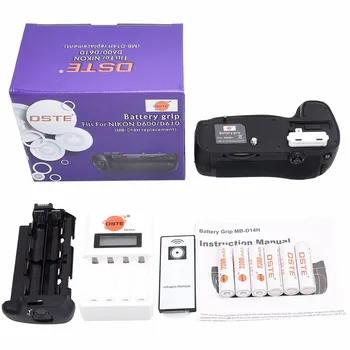 DSTE MB-D14H Battery Grip +Charger + 6 Rechargeable Batteries NI-MH AA Battery for Nikon D600 D610 Camera
DSTE MB-D14H Battery Grip +Charger + 6 Rechargeable Batteries NI-MH AA Battery for Nikon D600 D610 Camera