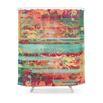 Copper Grunge Turquoise Shower Curtain Set Waterproof Polyester Fabric Bath Curtain For Bathroom With Non-slip Floor Mat
Copper Grunge Turquoise Shower Curtain Set Waterproof Polyester Fabric Bath Curtain For Bathroom With Non-slip Floor Mat