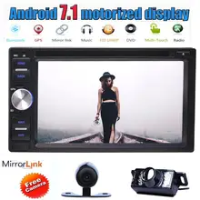 Android 7.1 Octa core 6.2 ”dvd-плеер автомобиля в тире GPS навигации Радио стерео Bluetooth головное устройство WI-FI USB /SD FM AM + сзади Камера