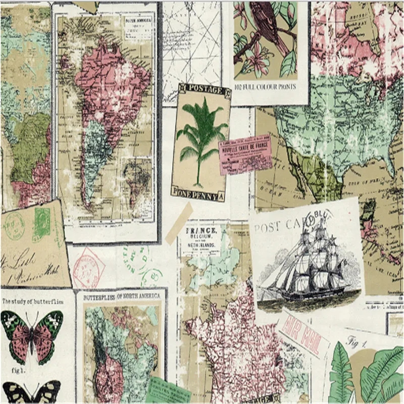 Funlife Self-adhesive wallpaper Retro map bio-label texture mosaic wallpaper florist home furniture renovation
Funlife Self-adhesive wallpaper Retro map bio-label texture mosaic wallpaper florist home furniture renovation