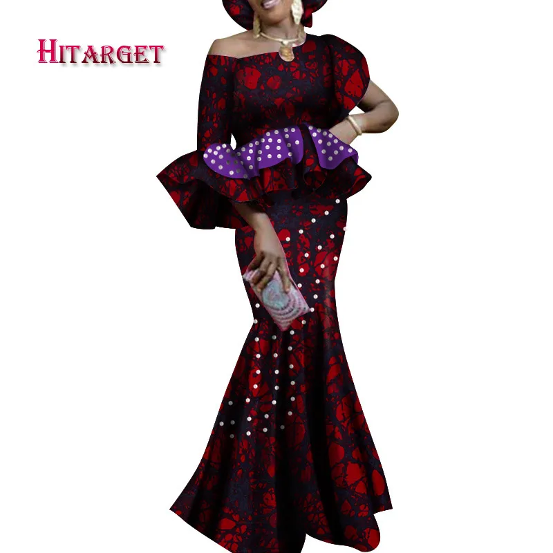 Hitarget Danshiki African Dresses for Women Sexy One-shoulder Skirt 2 Pieces Suit for Party/wedding Print African Clothes WY4132
Hitarget Danshiki African Dresses for Women Sexy One-shoulder Skirt 2 Pieces Suit for Party/wedding Print African Clothes WY4132
