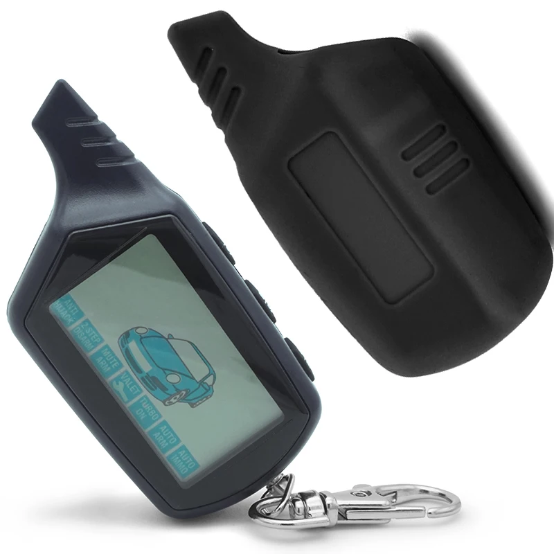 B6 2-way LCD Remote Control Key Fob Chain For Twage Starline B6 Russian Vehicle Security Two way Car Alarm System
B6 2-way LCD Remote Control Key Fob Chain For Twage Starline B6 Russian Vehicle Security Two way Car Alarm System