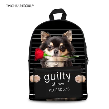 TWOHEARTSGIRL Stereo Feeling Adorable Pet Dog with Rose Schoolbag Printing Pattern Student bag Leisure Canvas Children Bookbag
TWOHEARTSGIRL Stereo Feeling Adorable Pet Dog with Rose Schoolbag Printing Pattern Student bag Leisure Canvas Children Bookbag