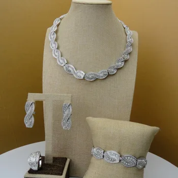 Yuminglai 2019 African Silver Color Jewelry Sets Dubai Ladies Jewelry Sets FHK5596
Yuminglai 2019 African Silver Color Jewelry Sets Dubai Ladies Jewelry Sets FHK5596