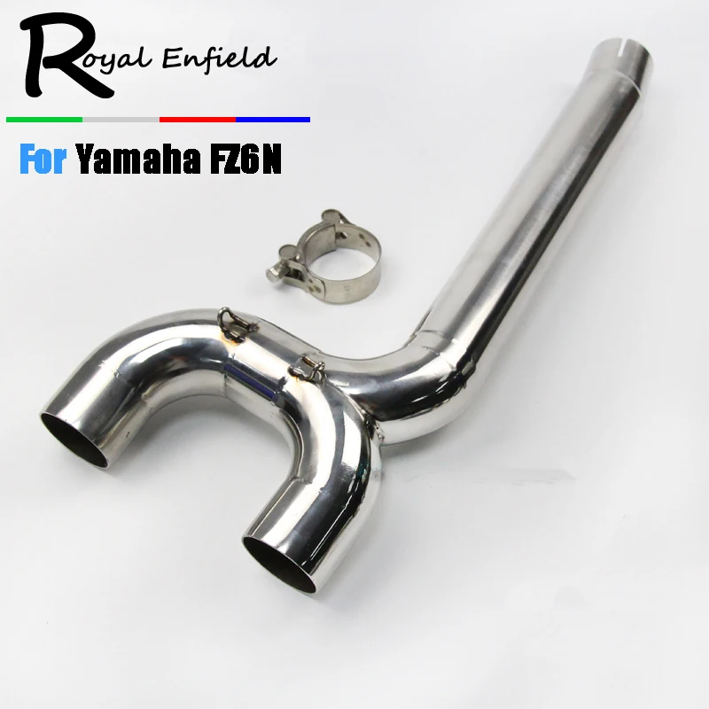 FZ-6N FZ-6S Slip On Connector Link Pipe For Yamaha FZ6N FZ6S FZ6 Motorcycle 51mm Exhaust Muffler Pipe Middle Mid Pipe Tube
FZ-6N FZ-6S Slip On Connector Link Pipe For Yamaha FZ6N FZ6S FZ6 Motorcycle 51mm Exhaust Muffler Pipe Middle Mid Pipe Tube