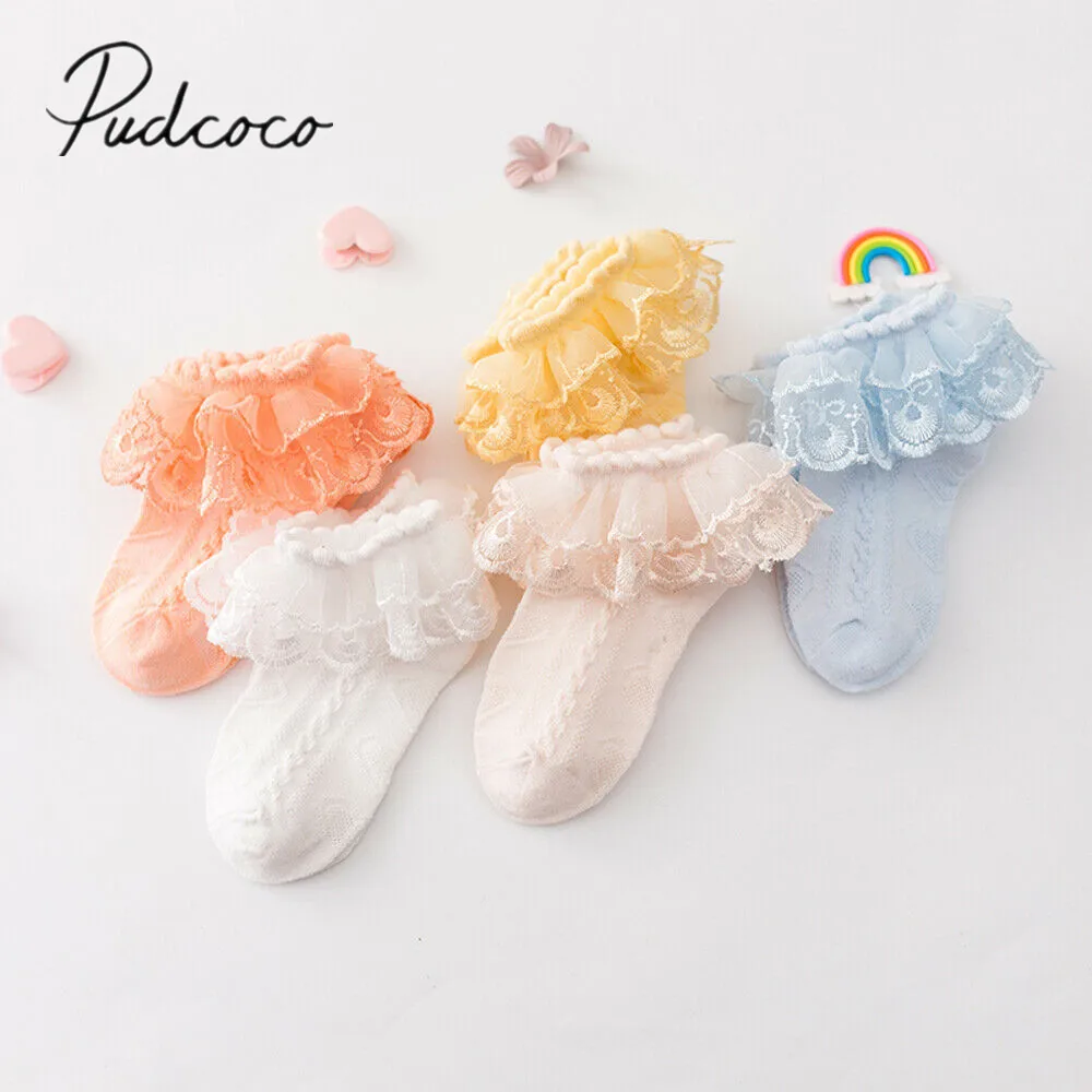 2019 Children Summer Accessories Retro LACE Baby Girl Ruffle Frilly Cotton Ankle Short Socks Casual Kids Princess Candy Color
2019 Children Summer Accessories Retro LACE Baby Girl Ruffle Frilly Cotton Ankle Short Socks Casual Kids Princess Candy Color