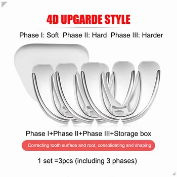 1set Dental Tooth Orthodontic Appliance Trainer for Alignment Braces Teeth Trainer for Adults Tooth Whitening Tools 3 Phases
1set Dental Tooth Orthodontic Appliance Trainer for Alignment Braces Teeth Trainer for Adults Tooth Whitening Tools 3 Phases