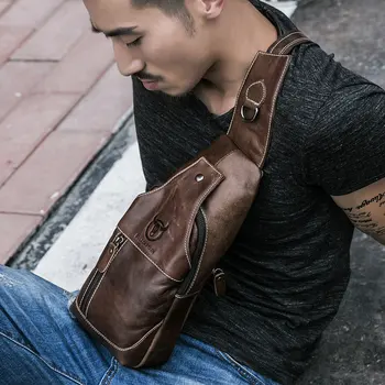 100% Genuine Leather man's messenger bag Chest Bags Crossbody business Messenger bags Male charging Handbag with USB Charge
100% Genuine Leather man's messenger bag Chest Bags Crossbody business Messenger bags Male charging Handbag with USB Charge
