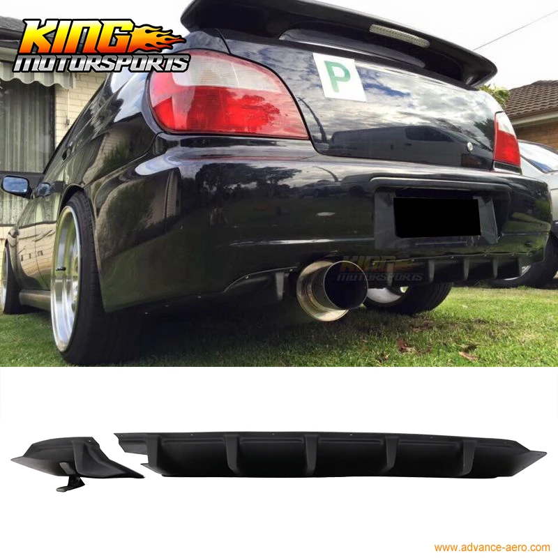 Fits 04-07 Subaru Impreza WRX / STi JDM Rear Diffuser Splitter ABS Unpainted Black
Fits 04-07 Subaru Impreza WRX / STi JDM Rear Diffuser Splitter ABS Unpainted Black