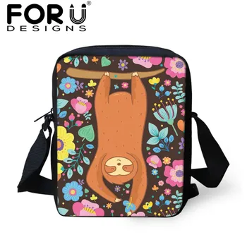 FORUDESIGNS School Bag for Girls Boys Small Cartoon Sloth Pattern Book Students Single Shoulder Messenger Bag Kids Women Mochila 
FORUDESIGNS School Bag for Girls Boys Small Cartoon Sloth Pattern Book Students Single Shoulder Messenger Bag Kids Women Mochila