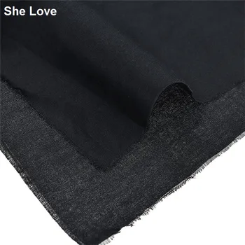 She Love 60x100cm/100x100cm Classic Cotton Fabric Black Color Soft Cloth Fabric Sewing Home Textile Material
She Love 60x100cm/100x100cm Classic Cotton Fabric Black Color Soft Cloth Fabric Sewing Home Textile Material