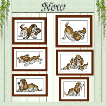 Basset hound lovely dog pet decor painting 11CT counted printed on the canvas DMC chinese Cross Stitch kits 14CT needlework Sets
Basset hound lovely dog pet decor painting 11CT counted printed on the canvas DMC chinese Cross Stitch kits 14CT needlework Sets