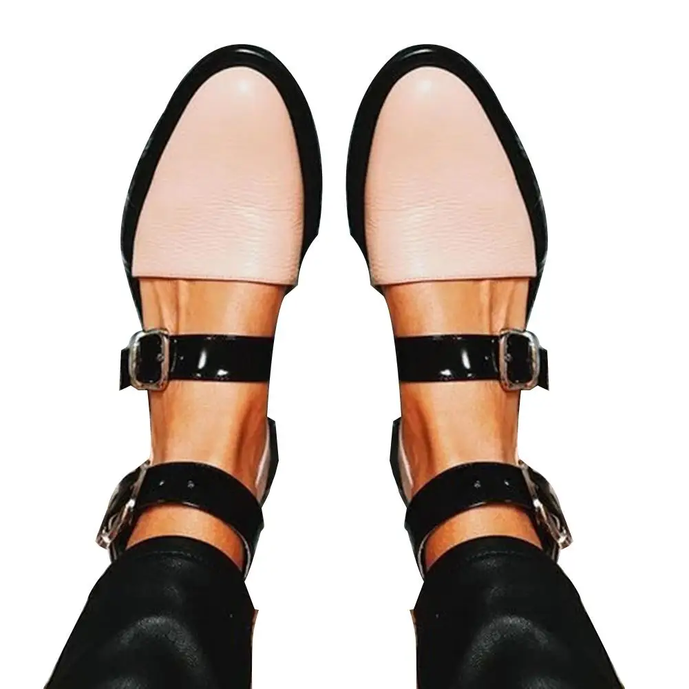 zapatos de mujer Vintage Summer Ankle Buckle Pointed Toe Flat Heel sapato feminino Sandals ladies Party Shoes
zapatos de mujer Vintage Summer Ankle Buckle Pointed Toe Flat Heel sapato feminino Sandals ladies Party Shoes