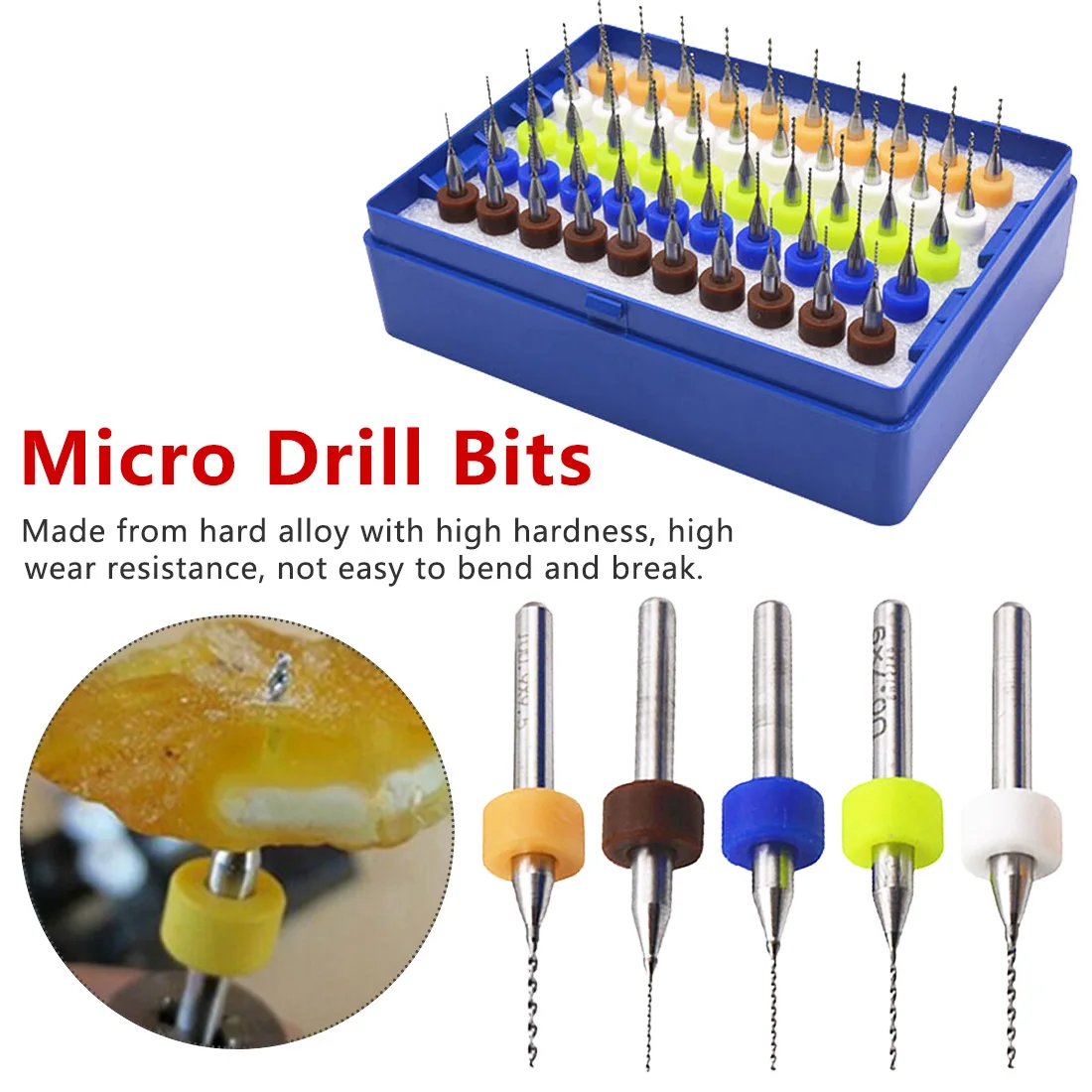 Circuit Board 50 Pcs Drilling Tool Circuit Board Tungsten Carbide PCB Bit Set Milling Engraving Tool 0.5-0.9mm Engraving Tools
Circuit Board 50 Pcs Drilling Tool Circuit Board Tungsten Carbide PCB Bit Set Milling Engraving Tool 0.5-0.9mm Engraving Tools