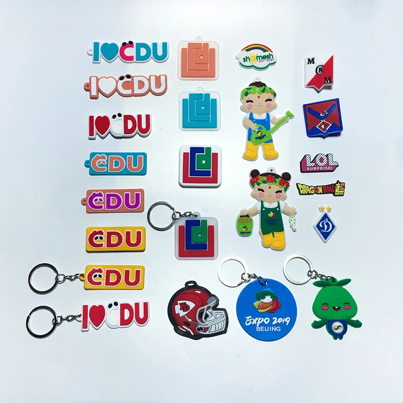 Custom Make PVC Soft Shoe Charms Badge on Your Design Logo Custom Cartoon Key chains Ring Cover Cap 100% Eco Friendly Non-toxic
Custom Make PVC Soft Shoe Charms Badge on Your Design Logo Custom Cartoon Key chains Ring Cover Cap 100% Eco Friendly Non-toxic