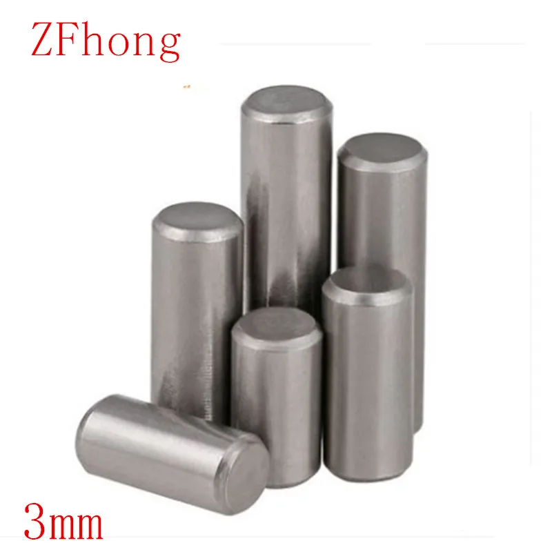 100PCS M3 3mm length 6mm to 50mm Parallel Pins Dowel Pins GB119 304 Stainless Steel Cylindrical Pin Tension Roll Pins
100PCS M3 3mm length 6mm to 50mm Parallel Pins Dowel Pins GB119 304 Stainless Steel Cylindrical Pin Tension Roll Pins