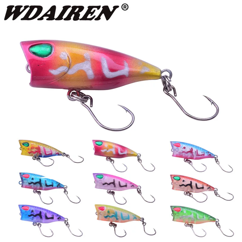 1Pcs Topwater Popper Fishing lure Wobblers 4cm 3.2g Floating Crankbait Tackle Artificial Hard Bait Poper Pesca Carp Pike
1Pcs Topwater Popper Fishing lure Wobblers 4cm 3.2g Floating Crankbait Tackle Artificial Hard Bait Poper Pesca Carp Pike