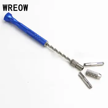 0.5-3.0mm Blue Mini Manual Aluminum Half Auto Woodworking Hand Chuck Twist Drill Bit Hand Drill For DIY Wood 
0.5-3.0mm Blue Mini Manual Aluminum Half Auto Woodworking Hand Chuck Twist Drill Bit Hand Drill For DIY Wood