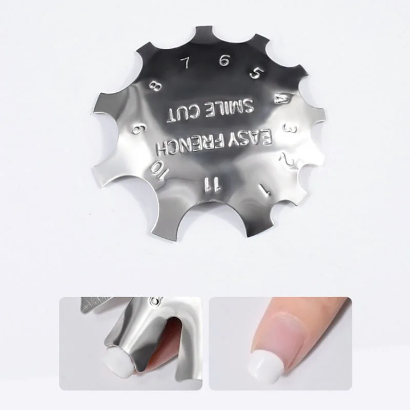 1Pcs Nail Cutter Stencil Tool Easy French Line Edge Smile Shape Trimmer Clipper Styling Forms Manicure Nail Art Tools
1Pcs Nail Cutter Stencil Tool Easy French Line Edge Smile Shape Trimmer Clipper Styling Forms Manicure Nail Art Tools