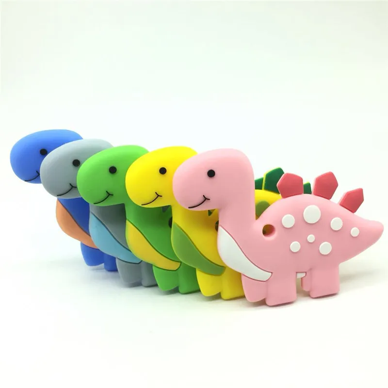 10PCS Cute Dino Animal Teether Food Grade Silicone Beads Material Baby Toy for DIY Baby Teething Necklace BPA Free Molar Pendant
10PCS Cute Dino Animal Teether Food Grade Silicone Beads Material Baby Toy for DIY Baby Teething Necklace BPA Free Molar Pendant