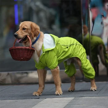 Waterproof Pet Dog Coat Raincoat Jacket Climbing Rainwear 4-legs Coat With Hat For Medium Large Dogs
Waterproof Pet Dog Coat Raincoat Jacket Climbing Rainwear 4-legs Coat With Hat For Medium Large Dogs