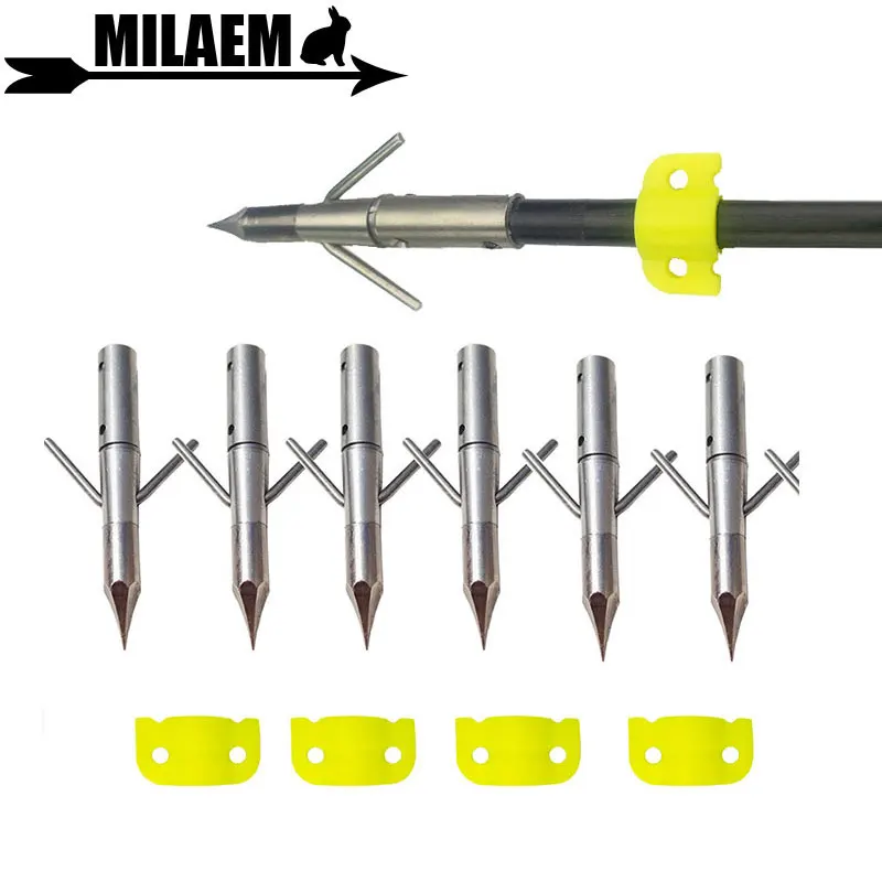 3/6/12pcs Archery Bowfishing Arrowhead+Fishing Slide Stainless Steel For OD 8mm Fishing Arrow Hunting Accessory
3/6/12pcs Archery Bowfishing Arrowhead+Fishing Slide Stainless Steel For OD 8mm Fishing Arrow Hunting Accessory