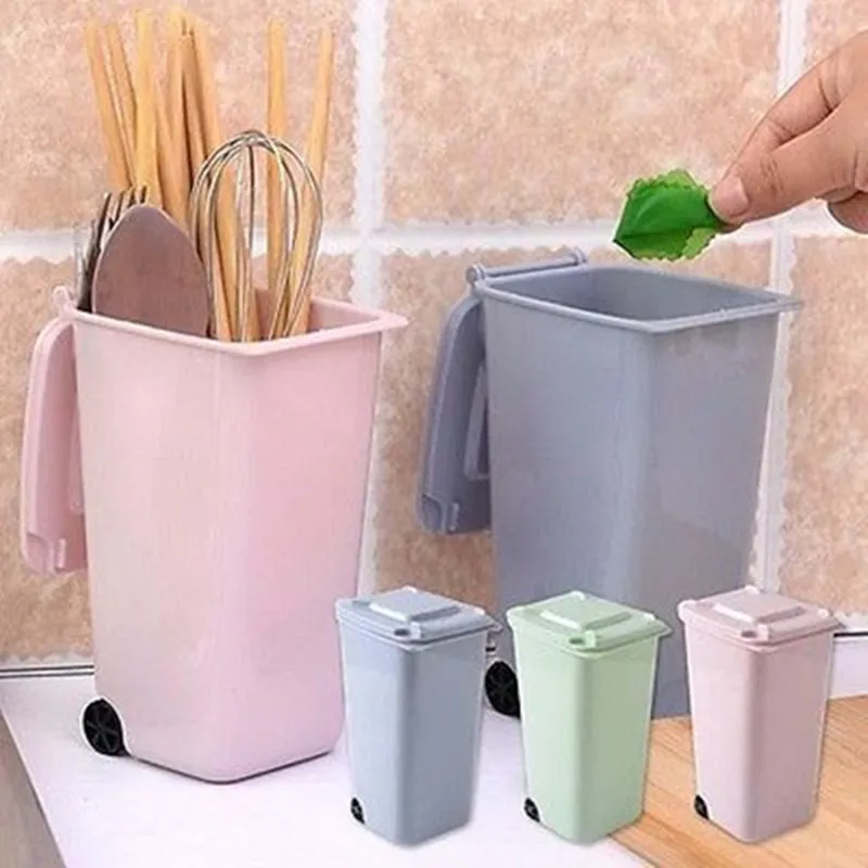 4 Color Storage Bin Mini Wheelie Trash Can Desktop Durable Small Pen Dustbin Sturdy Rulers Pencil Cup School 10*8*15.5cm
4 Color Storage Bin Mini Wheelie Trash Can Desktop Durable Small Pen Dustbin Sturdy Rulers Pencil Cup School 10*8*15.5cm