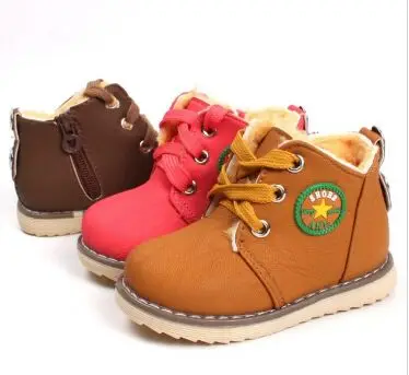 Big Size 21-30 Hot 2016 Winter Autumn Children's Boots Warm Snow Boots For Boys and Girls plush stitching cotton Kids Shoes
Big Size 21-30 Hot 2016 Winter Autumn Children's Boots Warm Snow Boots For Boys and Girls plush stitching cotton Kids Shoes