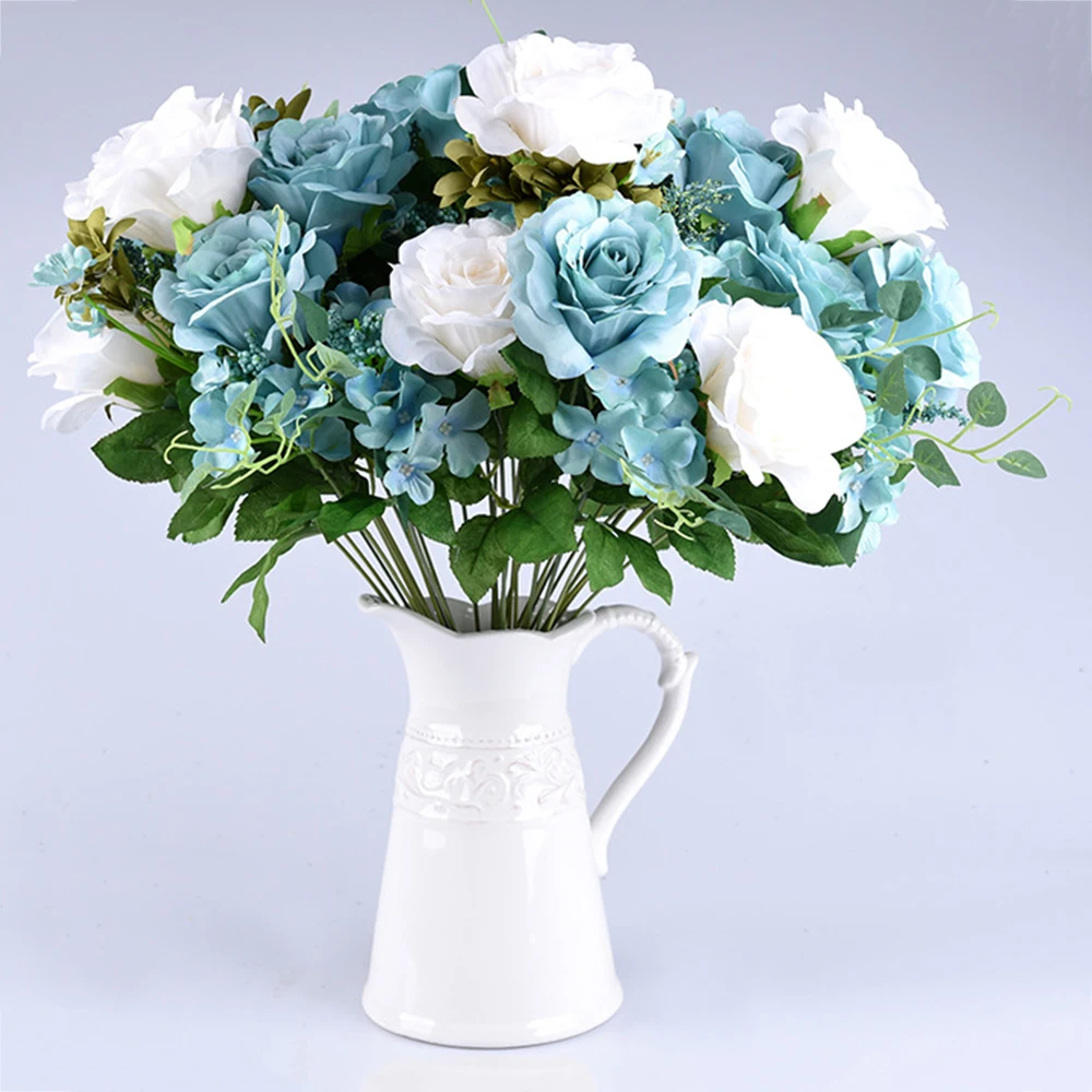 Artificial 1 Bunch 11 Heads Liff Rose Flowers Bouquet Fake Floral Arrange Table Peony Wedding Home Party Decoration P00
Artificial 1 Bunch 11 Heads Liff Rose Flowers Bouquet Fake Floral Arrange Table Peony Wedding Home Party Decoration P00