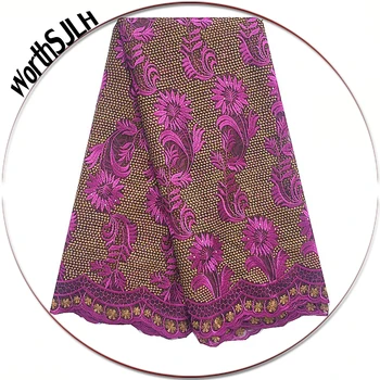 WorthSJLH Guipure African Fabric Lace Material Tulle Net Nigerian Lace Fabric 2019 High Quality Dubai Magenta Lace Fabric
WorthSJLH Guipure African Fabric Lace Material Tulle Net Nigerian Lace Fabric 2019 High Quality Dubai Magenta Lace Fabric