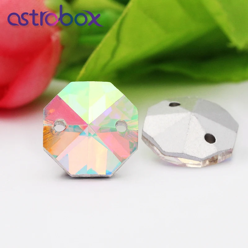 Sew on Rhinestones Glass Crystal AB Pointback stones Octagon Shape Glass 10mm-18mm Beads Clothes Bag Accessories Custom Gift
Sew on Rhinestones Glass Crystal AB Pointback stones Octagon Shape Glass 10mm-18mm Beads Clothes Bag Accessories Custom Gift