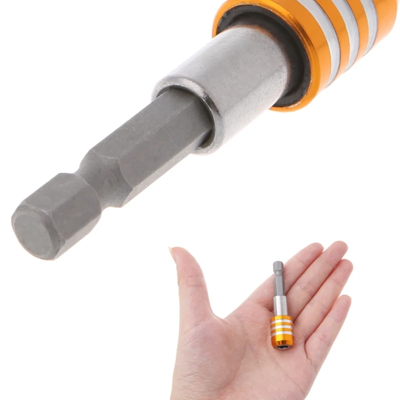 OOTDTY Rustproof 60mm 1/4 "Hex Shank Magnetic Screwdriver Bit Holder Quick Release Electric Drill Tool
OOTDTY Rustproof 60mm 1/4 "Hex Shank Magnetic Screwdriver Bit Holder Quick Release Electric Drill Tool