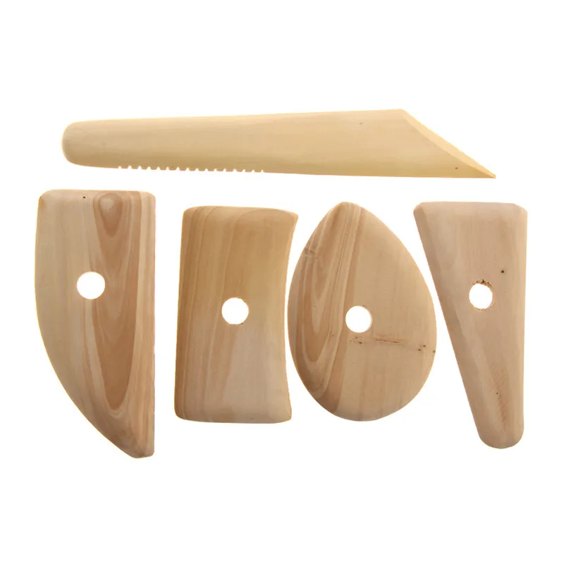 Family Multifunction 5Pcs Wood Pottery Clay Plasticine Sculpture Ceramics Molding Tool Potters Rib Perfect
Family Multifunction 5Pcs Wood Pottery Clay Plasticine Sculpture Ceramics Molding Tool Potters Rib Perfect