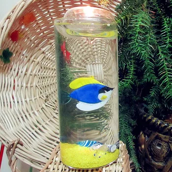 Hand made floating glass fish Figurines aquarium decorations pendant 17x8cm Cylindrical Fish tank Glass candle holder
Hand made floating glass fish Figurines aquarium decorations pendant 17x8cm Cylindrical Fish tank Glass candle holder