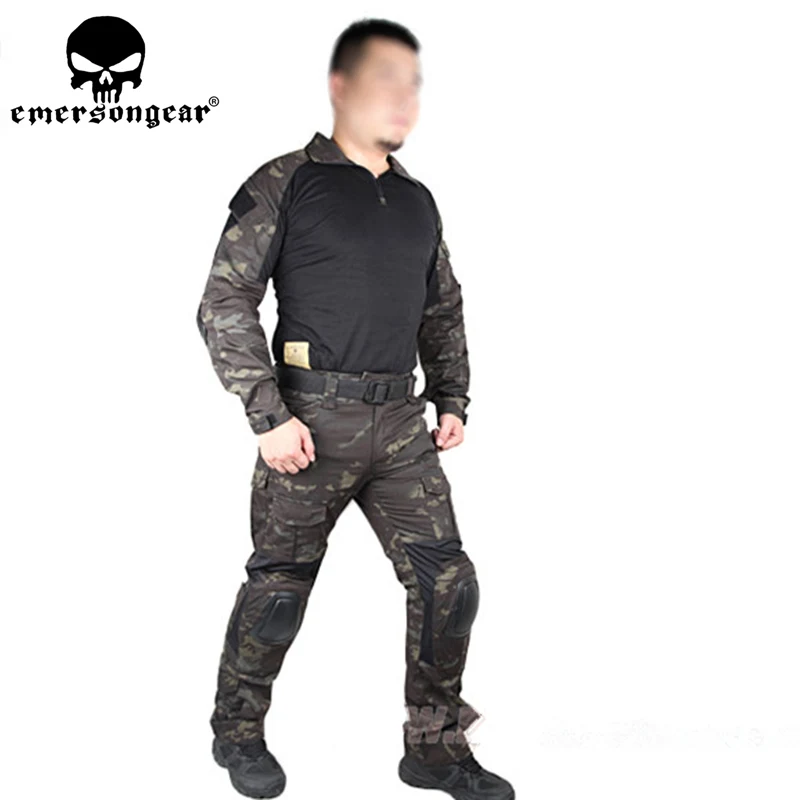 Airsoft BDU Tactical Uniform Combat Shirt Pants with Elbow Knee Pads Military Hunting Clothes Multicam Black EM6971Hunting Party
Airsoft BDU Tactical Uniform Combat Shirt Pants with Elbow Knee Pads Military Hunting Clothes Multicam Black EM6971Hunting Party